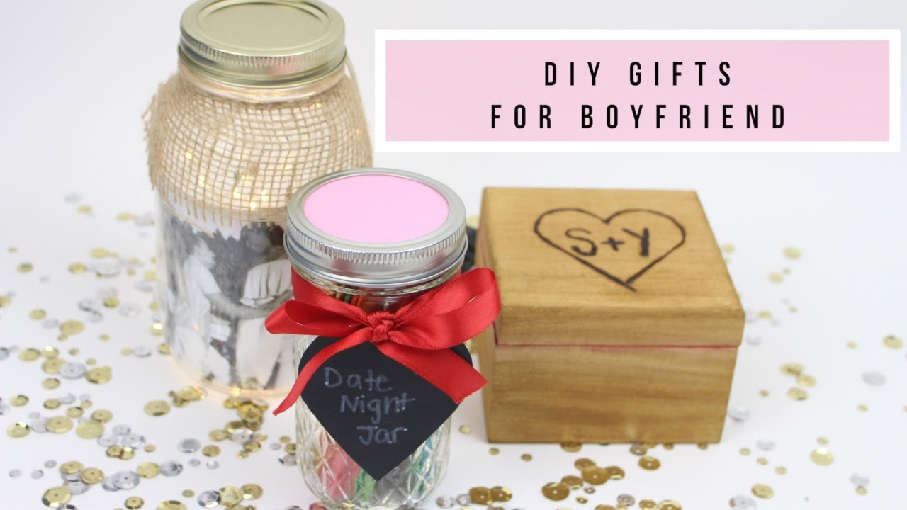 DIY Gift Ideas For Boyfriend
 3 DIY Gifts For Boyfriend Husband ♥