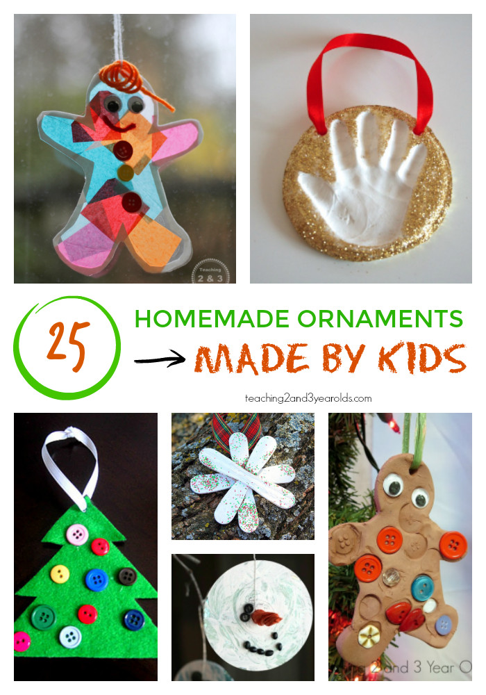 DIY Gifts For 3 Year Old
 25 Homemade Christmas Ornaments for Kids