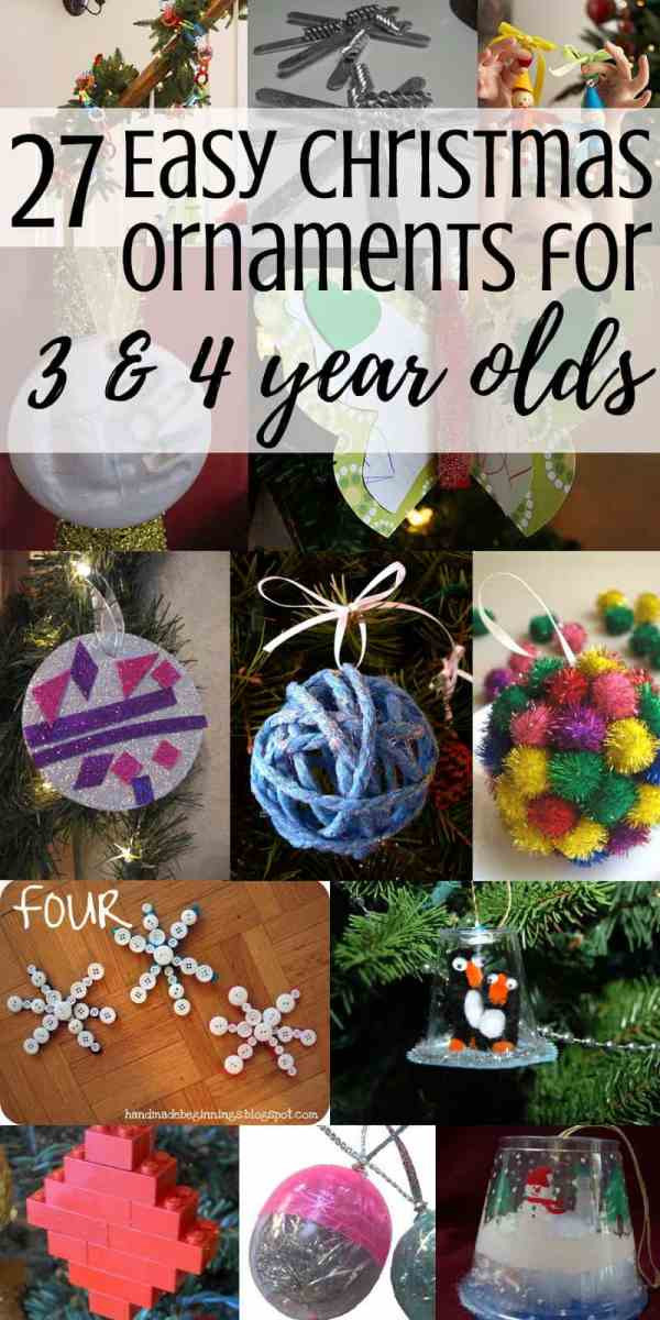 DIY Gifts For 3 Year Old
 27 Ornaments to Make With a Preschooler