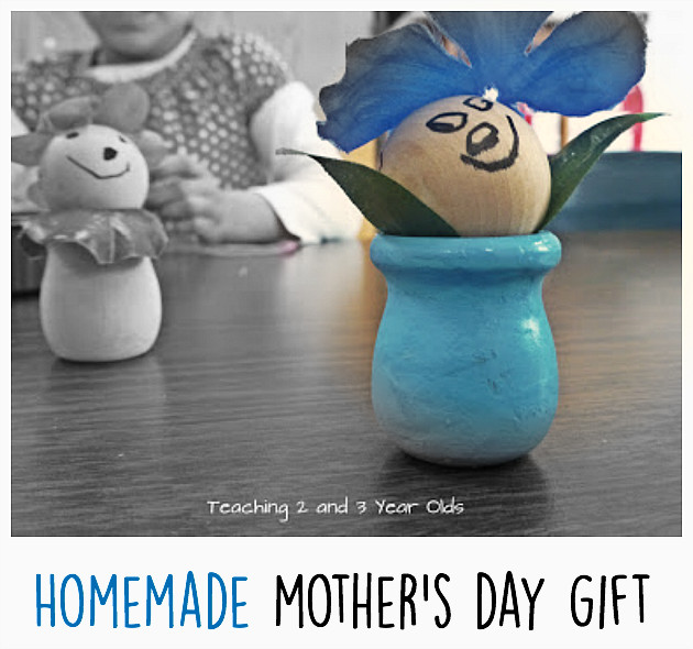 DIY Gifts For 3 Year Old
 Homemade Mother s Day Gift Teaching 2 and 3 Year Olds