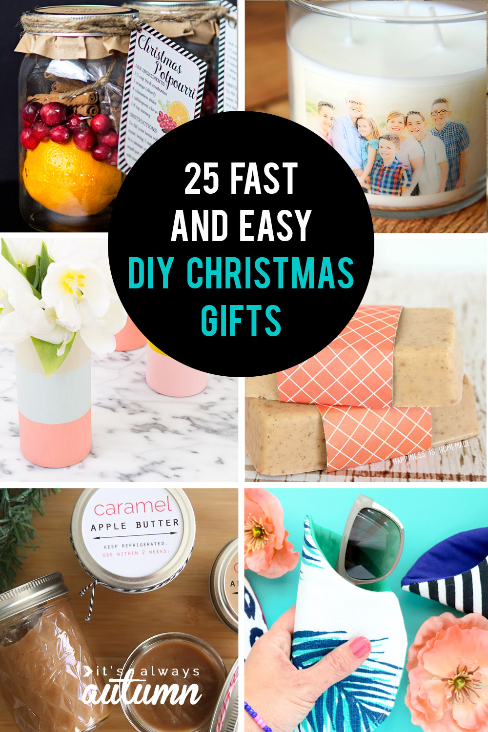 DIY Gifts For Christmas
 25 easy homemade Christmas ts you can make in 15