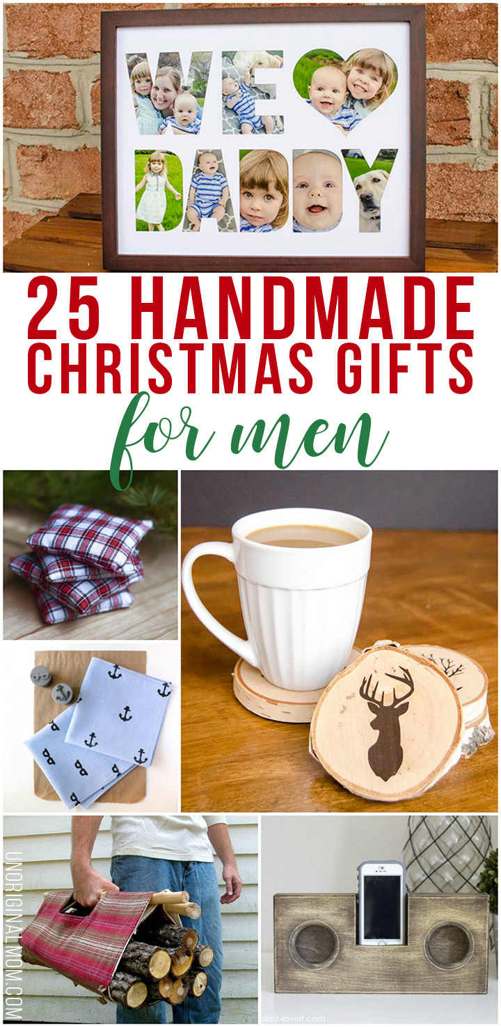 DIY Gifts For Christmas
 25 Handmade Christmas Gifts for Men unOriginal Mom