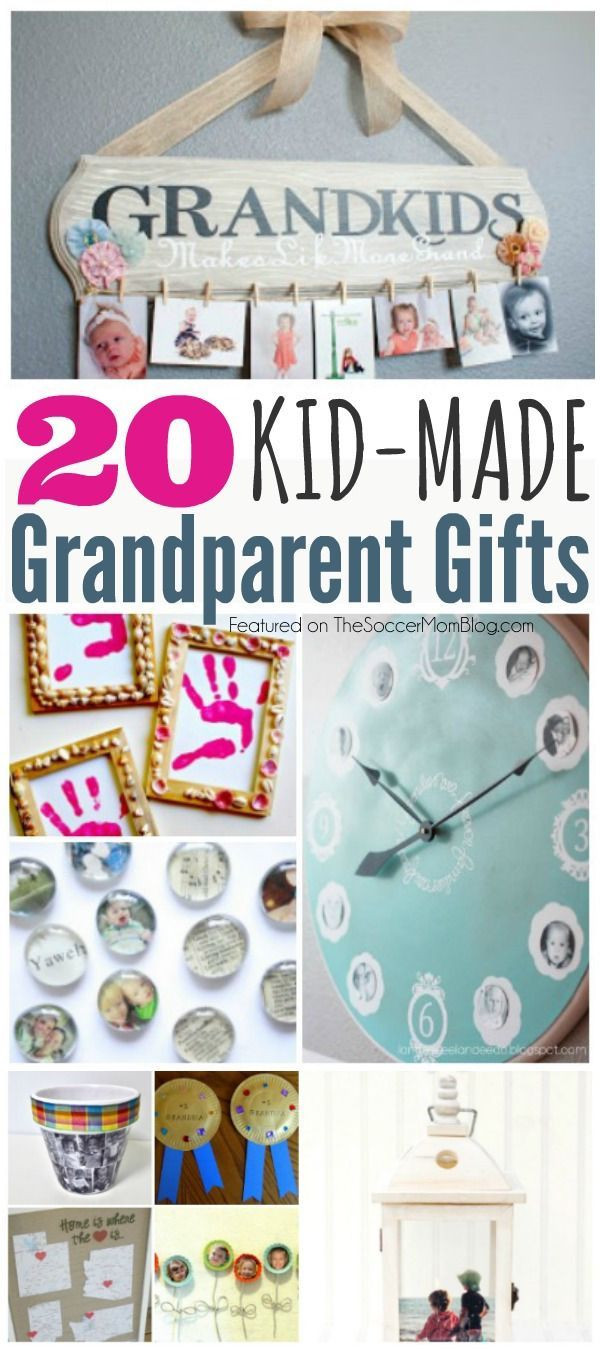 DIY Gifts For Grandmas
 20 Kid Made Grandparent Gifts They ll Treasure Forever