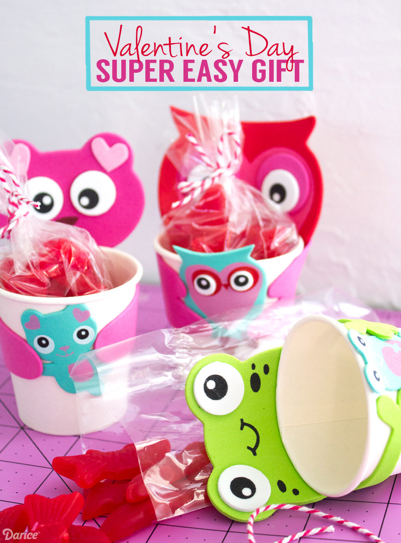 DIY Gifts For Toddlers
 DIY Valentine Gift for Kids Paper Cup Kits Darice