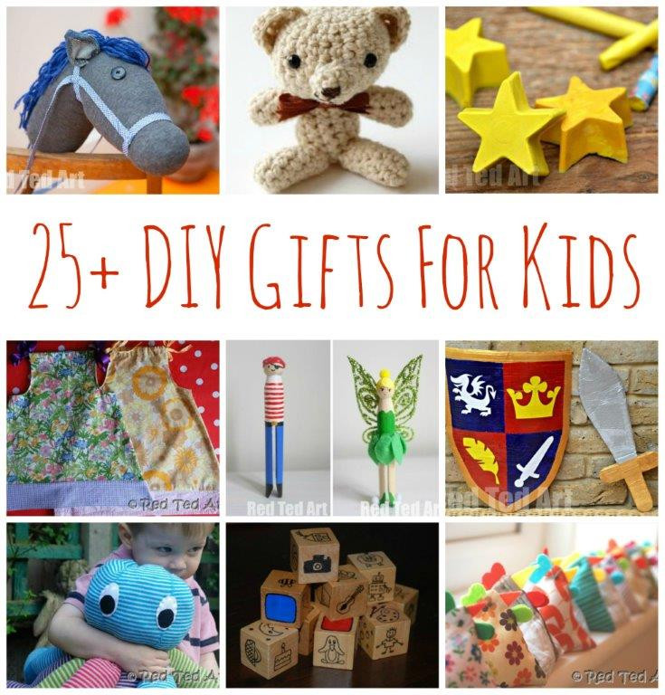 DIY Gifts For Toddlers
 25 DIY Gifts for Kids Make Your Gifts Special Red
