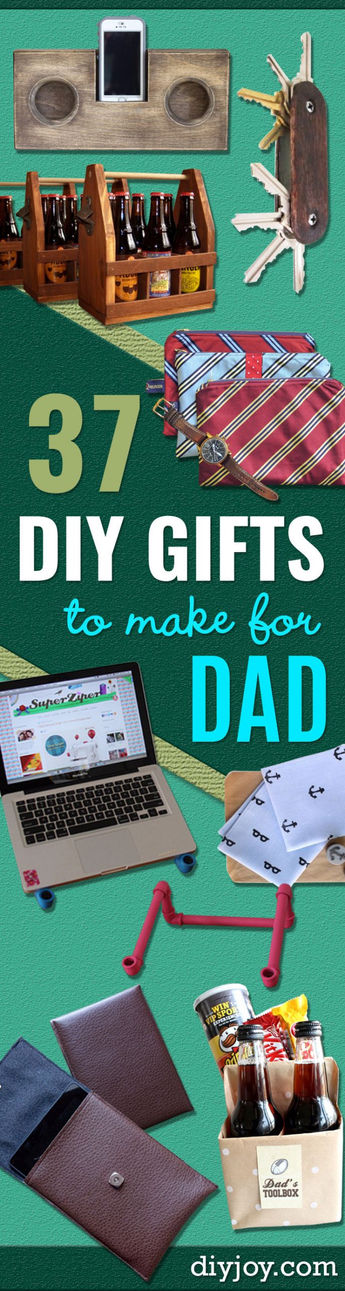 DIY Gifts For Your Dad
 37 Awesome DIY Gifts to Make for Dad