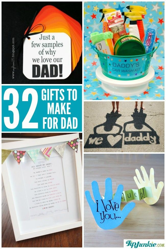 DIY Gifts For Your Dad
 32 Best Homemade Fathers Day Gifts