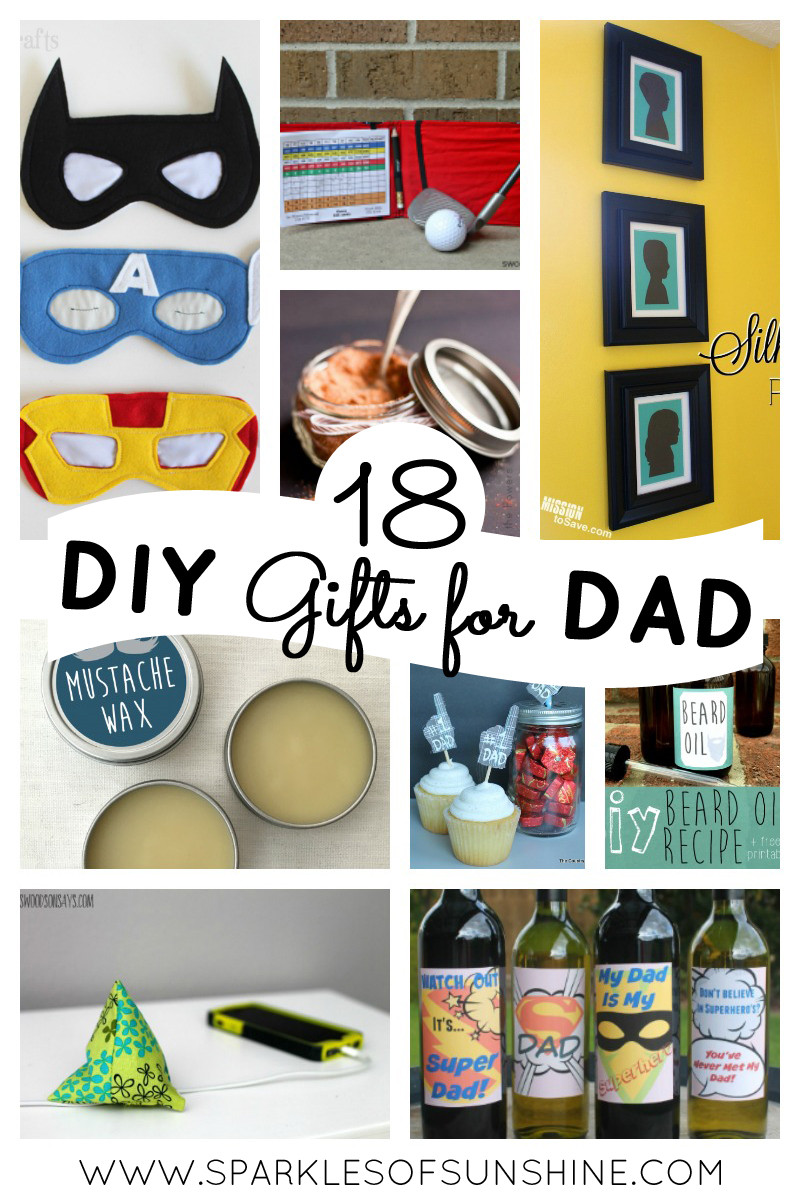 DIY Gifts For Your Dad
 18 DIY Gifts for Dad Sparkles of Sunshine