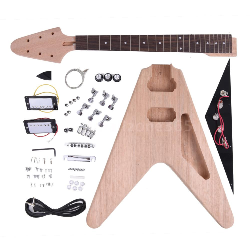 DIY Guitar Kits
 New Cool DIY Electric Guitar Kit Mahogany Body Rosewood