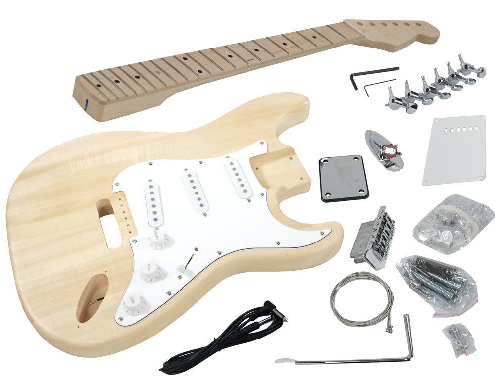 DIY Guitar Kits
 Solo Strat Style DIY Guitar Kit Basswood Body w Hard