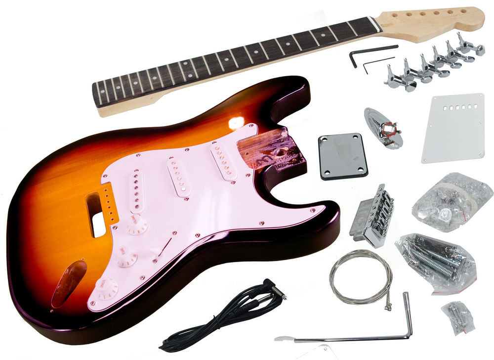 DIY Guitar Kits
 Solo Strat Style DIY Guitar Kit Basswood Body Hard Maple