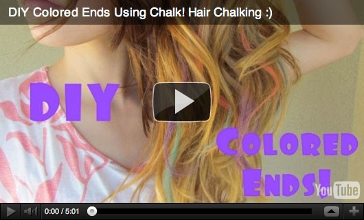 DIY Hair Chalking
 DIY Hair Chalking Fab Fatale