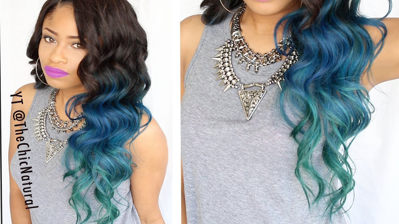 DIY Hair Color Tips
 HOW TO Mermaid Hair Color DIY