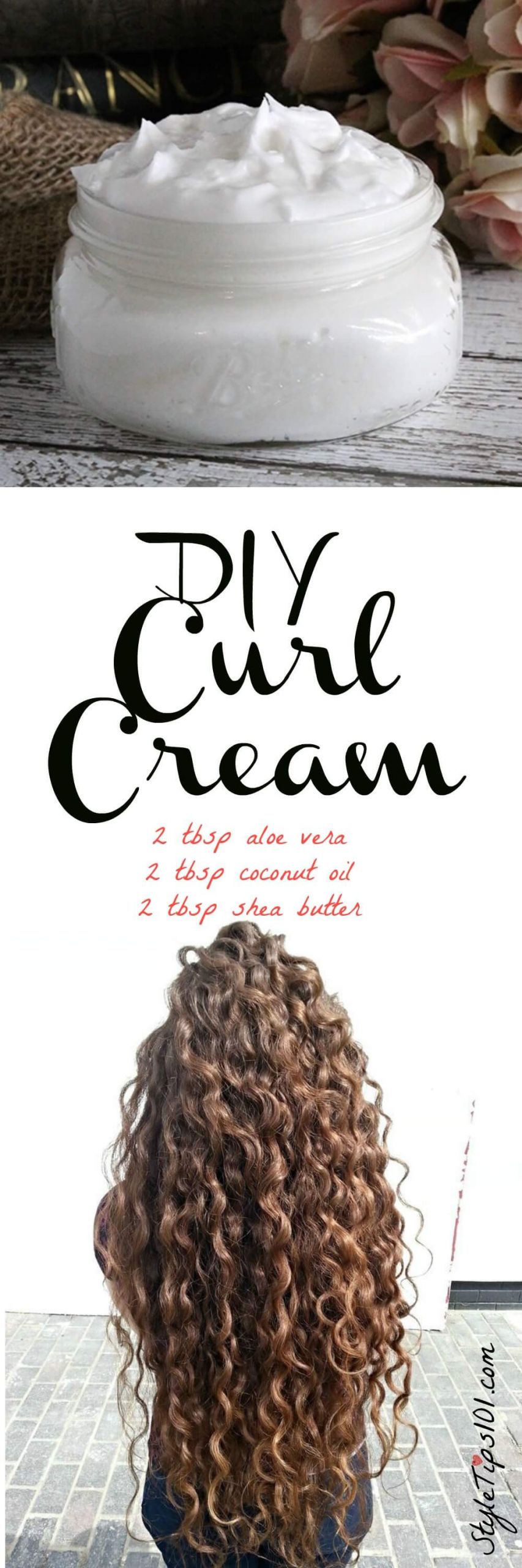 DIY Hair Cream For Natural Hair
 DIY Curl Cream