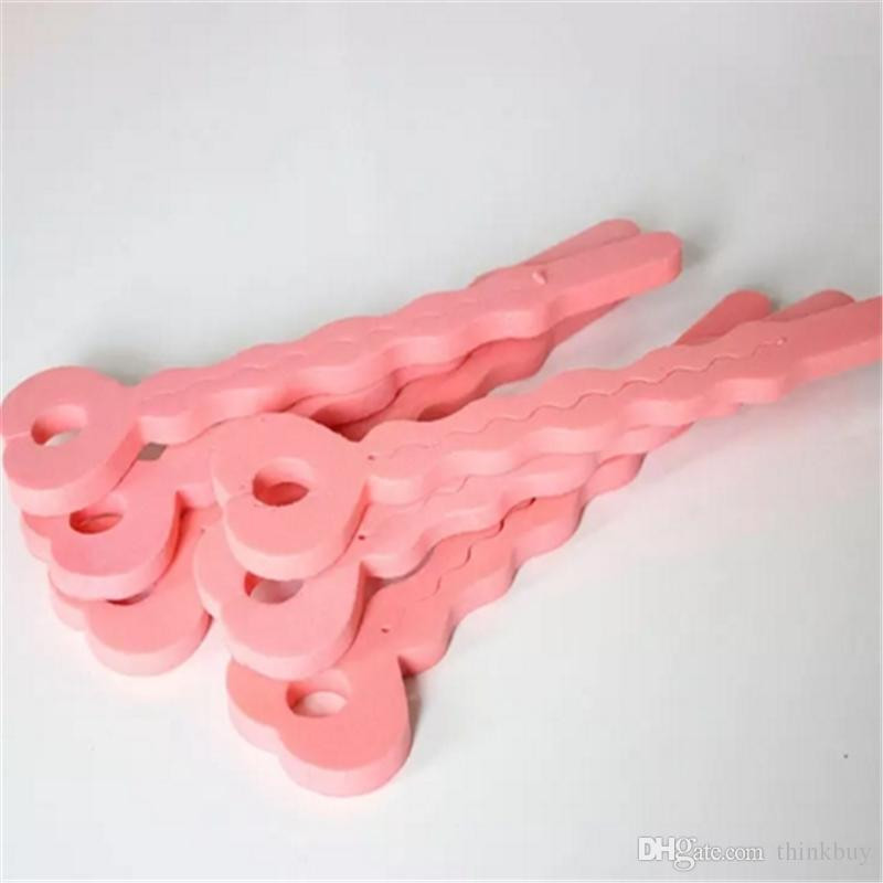 DIY Hair Sponge
 DIY Pink Sponge Hair Soft Curler Roller Strip Curl Magic