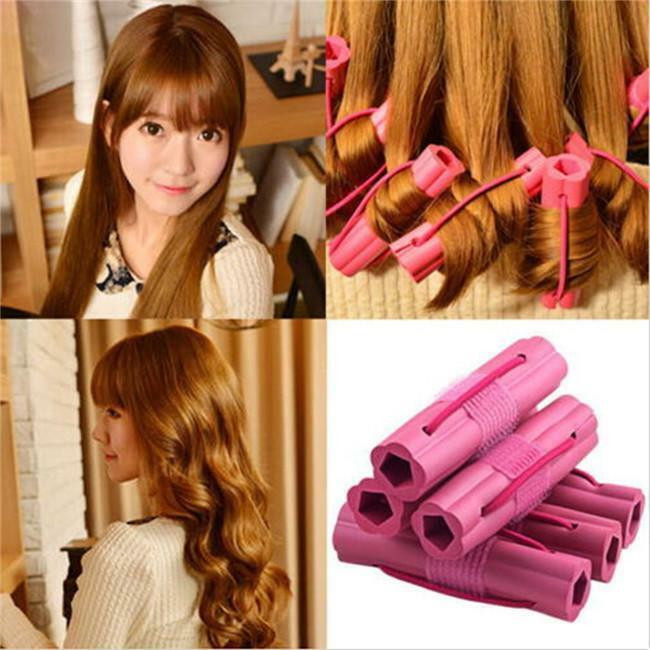 DIY Hair Sponge
 6pcs Magic Soft Foam Rollers Sponge Hair Curling Styling
