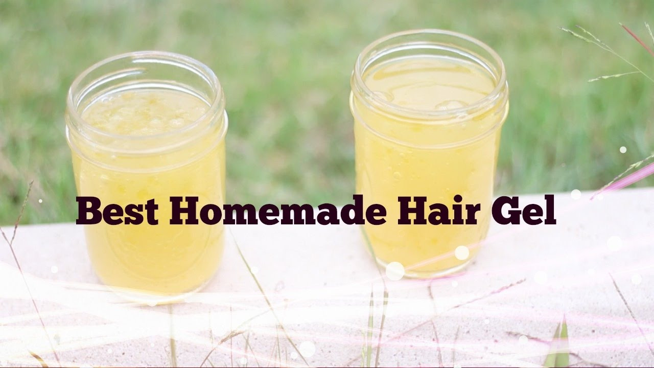 DIY Hair Styling Products
 DIY The Best Natural Homemade Hair Gel W Flaxseed