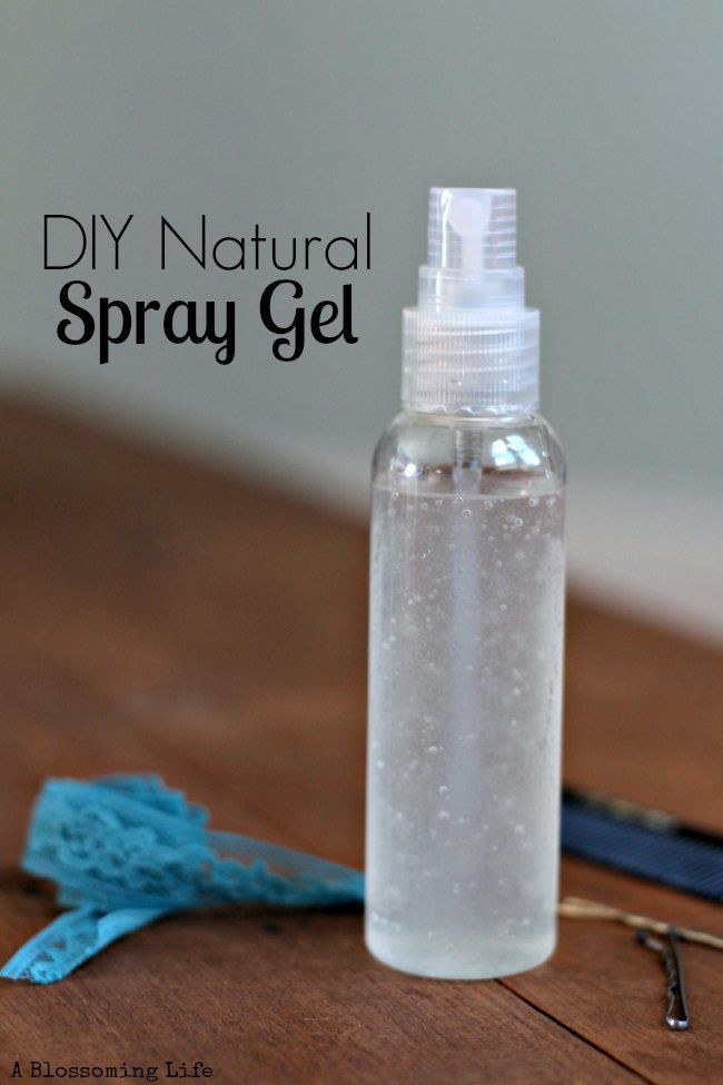 DIY Hair Styling Products
 DIY Natural Spray Gel