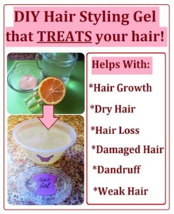 DIY Hair Styling Products
 DIY Hair Styling Gel And Treatment🎀🎀