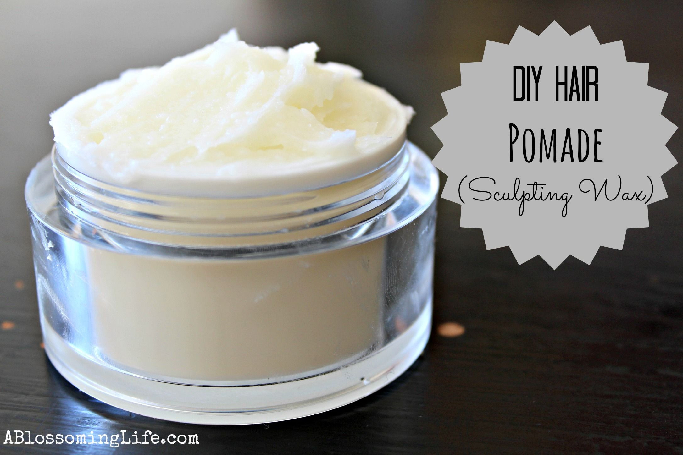 DIY Hair Styling Products
 DIY Hair Pomade Sculpting Wax