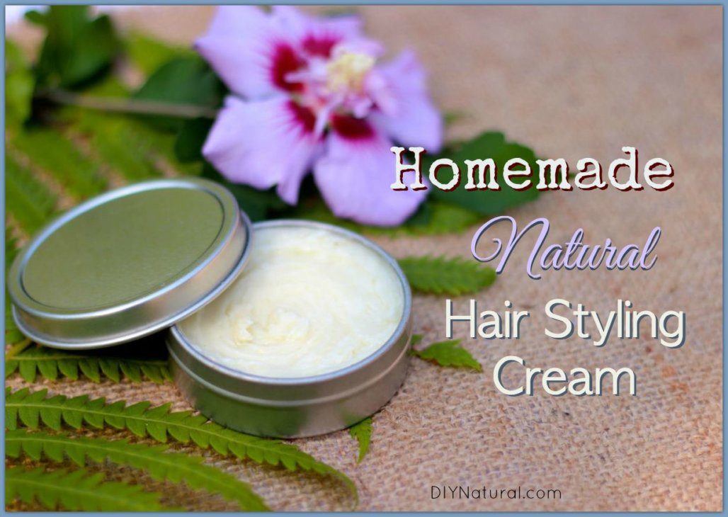 DIY Hair Styling Products
 Styling Cream A Nourishing and Natural Homemade Hair