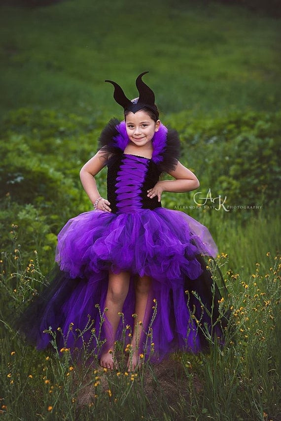DIY Halloween Costumes With Tutus
 Maleficent Tutu Dress