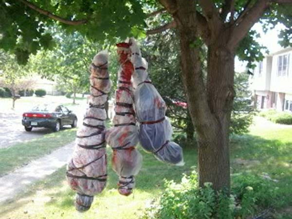 DIY Halloween Decorations Outdoor Scary
 Top 21 Creepy Ideas to Decorate Outdoor Trees for Halloween