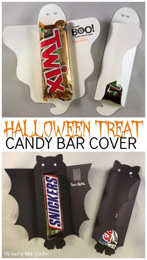 DIY Halloween Gifts
 How to Make a Halloween Treat Candy Bar Cover