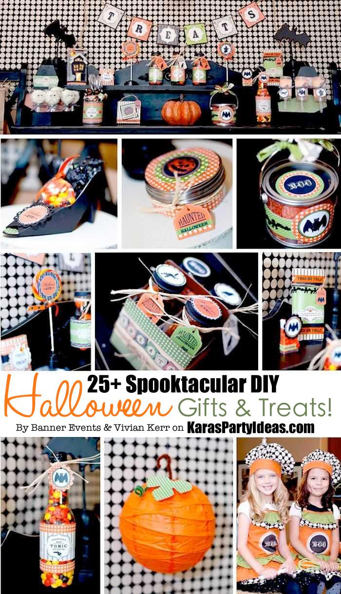 DIY Halloween Gifts
 Kara s Party Ideas 25 Spooktacular Halloween DIY Ideas