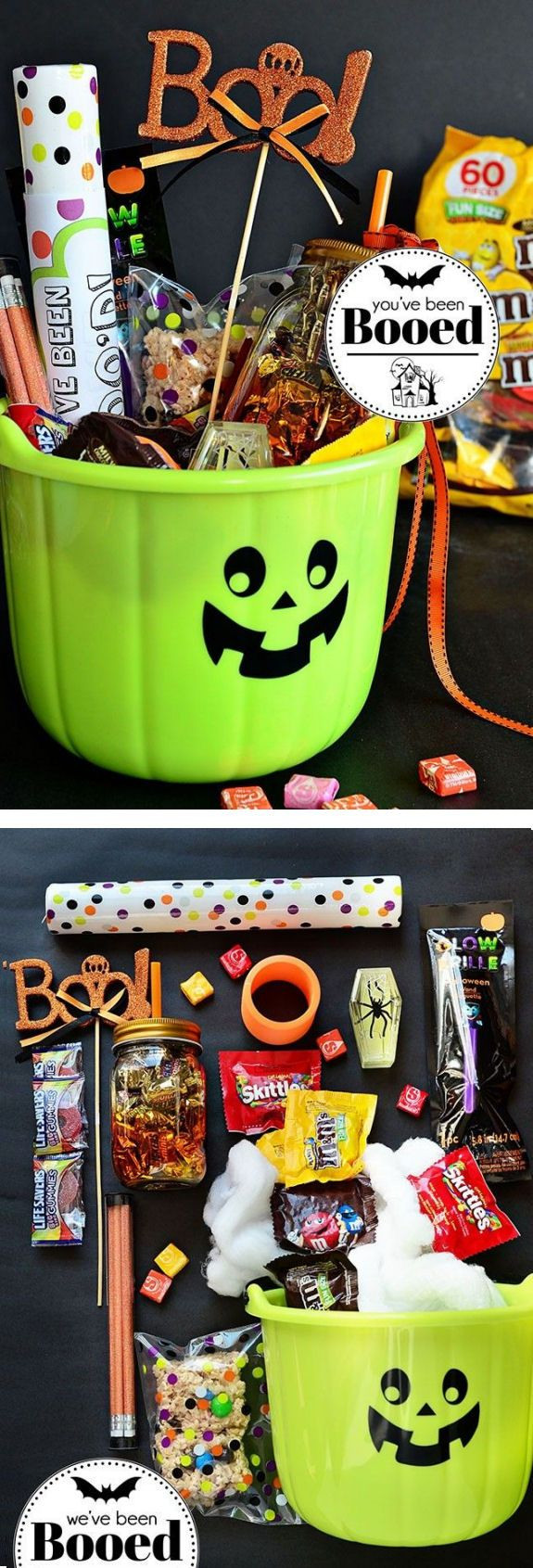 DIY Halloween Gifts
 Love This Idea cUte DIY Halloween Gift Basket