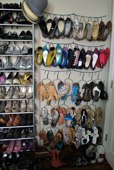 DIY Hanging Shoe Rack
 6 DIY shoe rack ideas to organize your closet – SheKnows