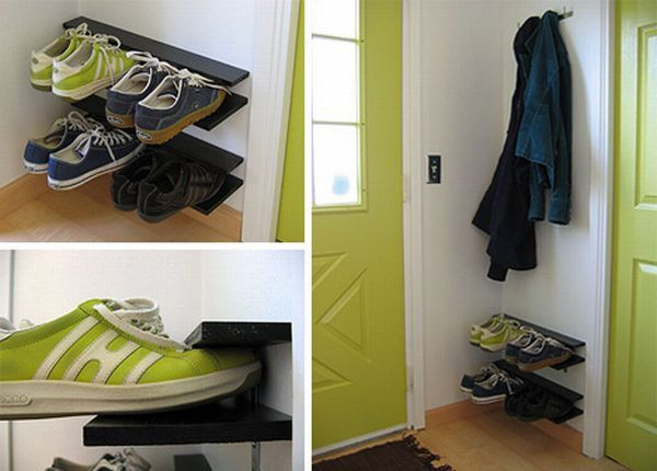 DIY Hanging Shoe Rack
 How To Make a DIY Hanging Shoe Rack For Small Spaces