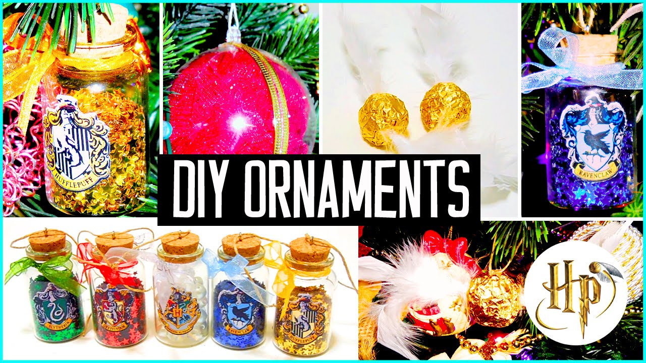 DIY Harry Potter Christmas Ornaments
 DIY Christmas tree ornaments Harry Potter inspired