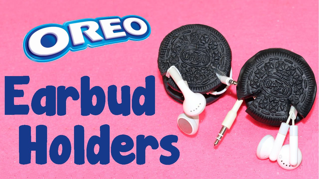 DIY Headphone Organizer
 DIY Crafts How To Make Oreo Cookie Earbud Holders DIY