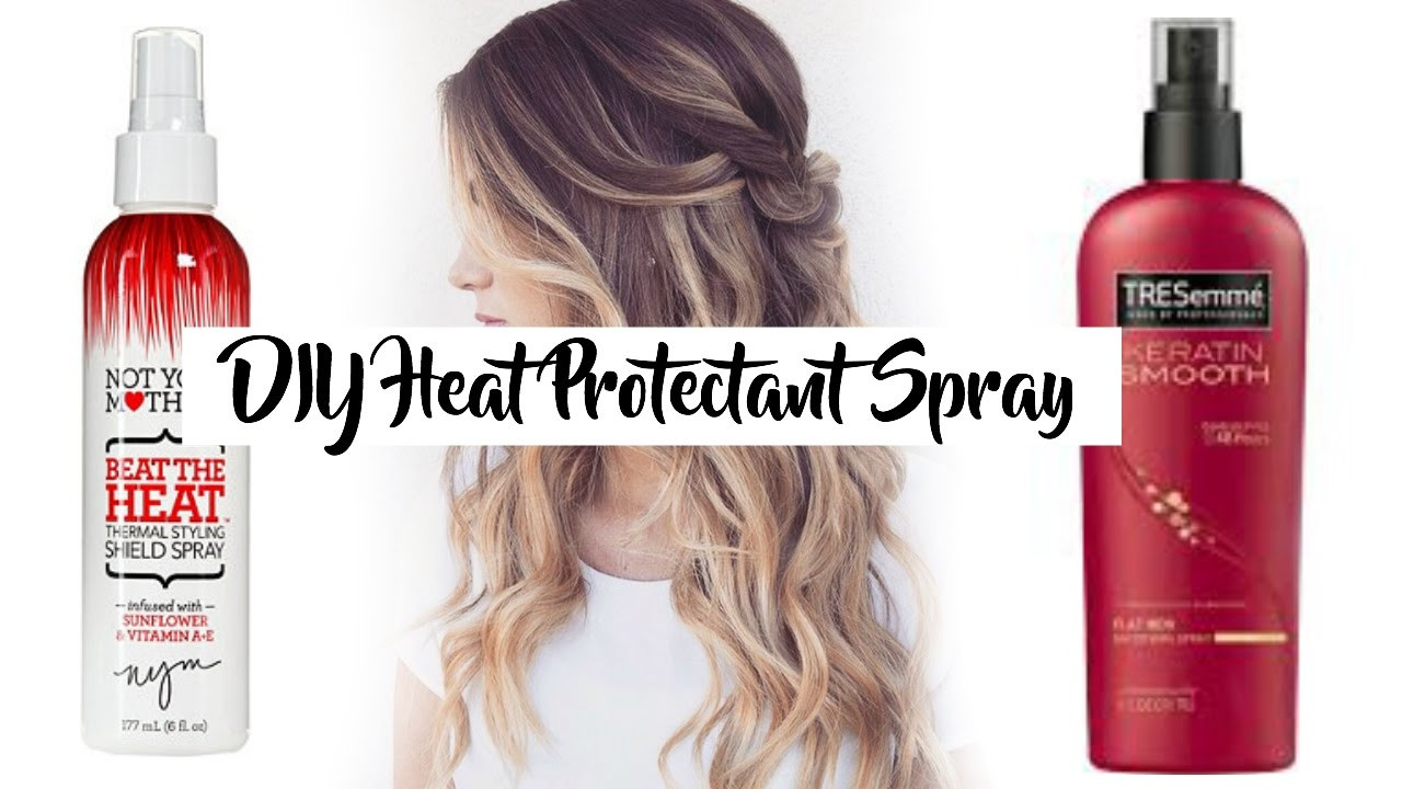 DIY Heat Protectant For Natural Hair
 DIY HEAT PROTECTANT SPRAY DIYtumblr