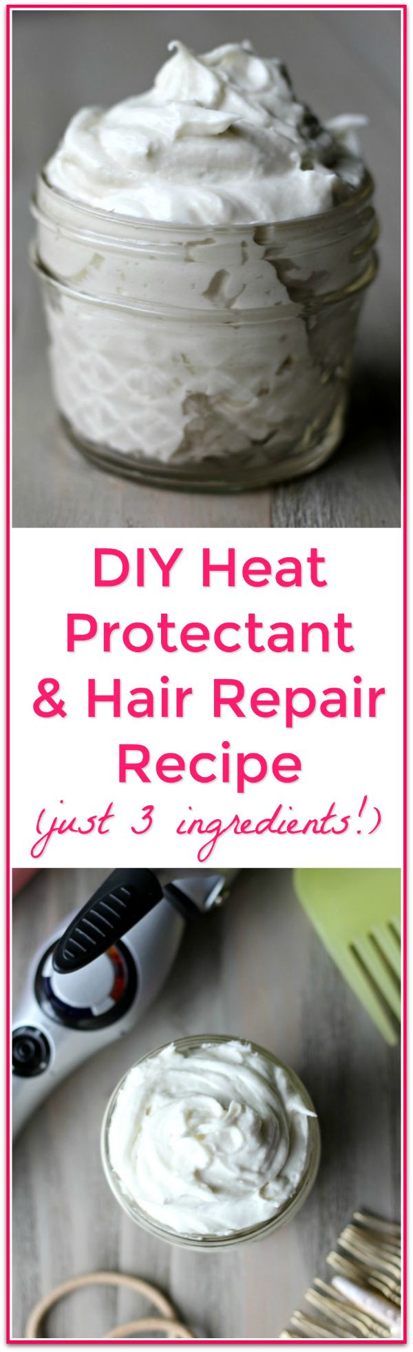 DIY Heat Protectant For Natural Hair
 DIY Heat Protectant and Hair Repair Recipe