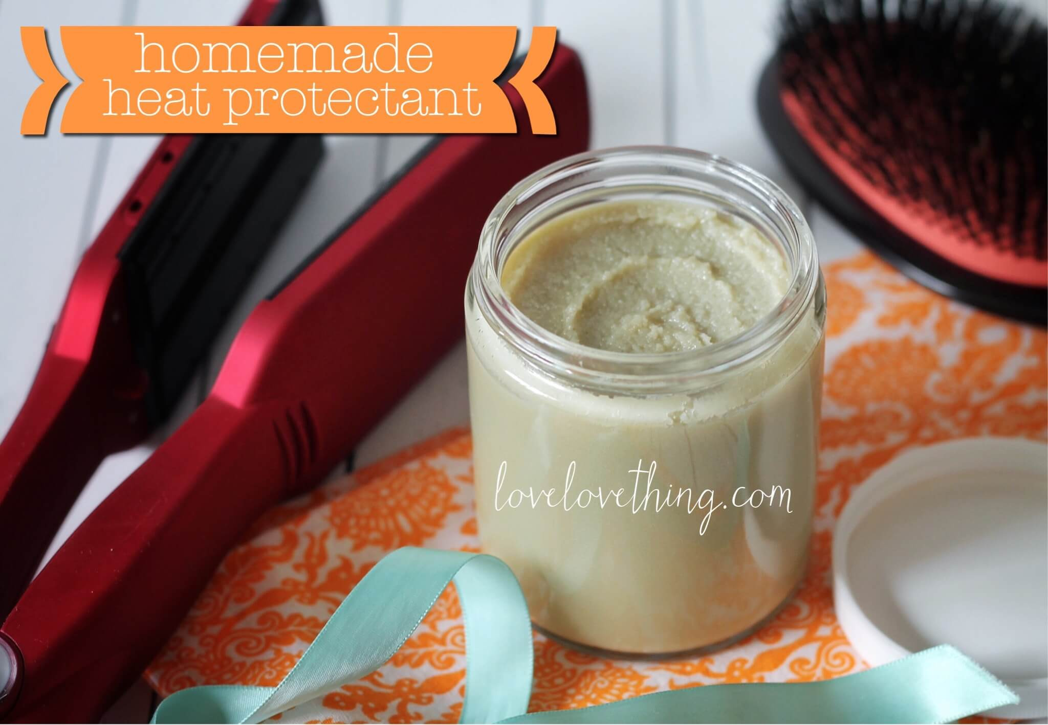 DIY Heat Protectant For Natural Hair
 Homemade Heat Protectant with free printables It s a