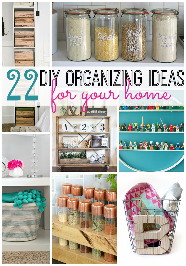 DIY Home Organization Ideas
 22 DIY Organizing Ideas For Your Home Tatertots and Jello