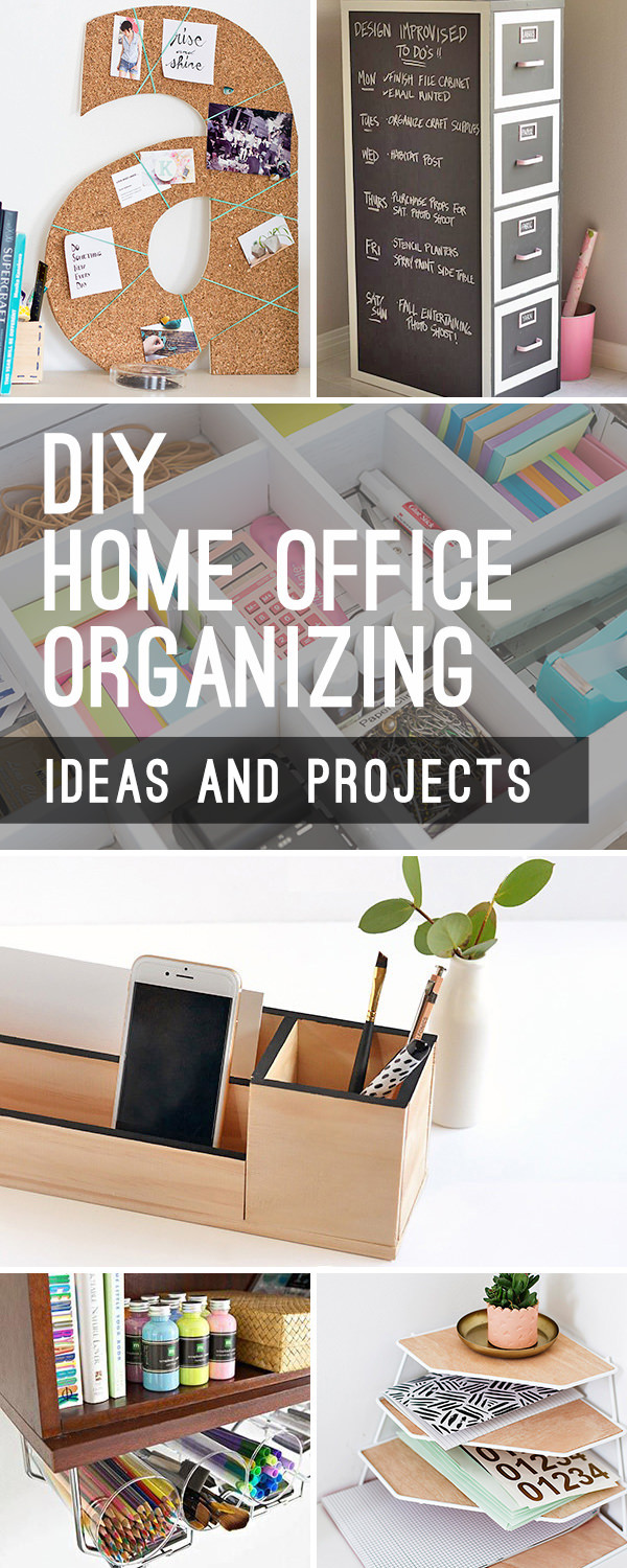 DIY Home Organization Ideas
 DIY Home fice Organizing Ideas