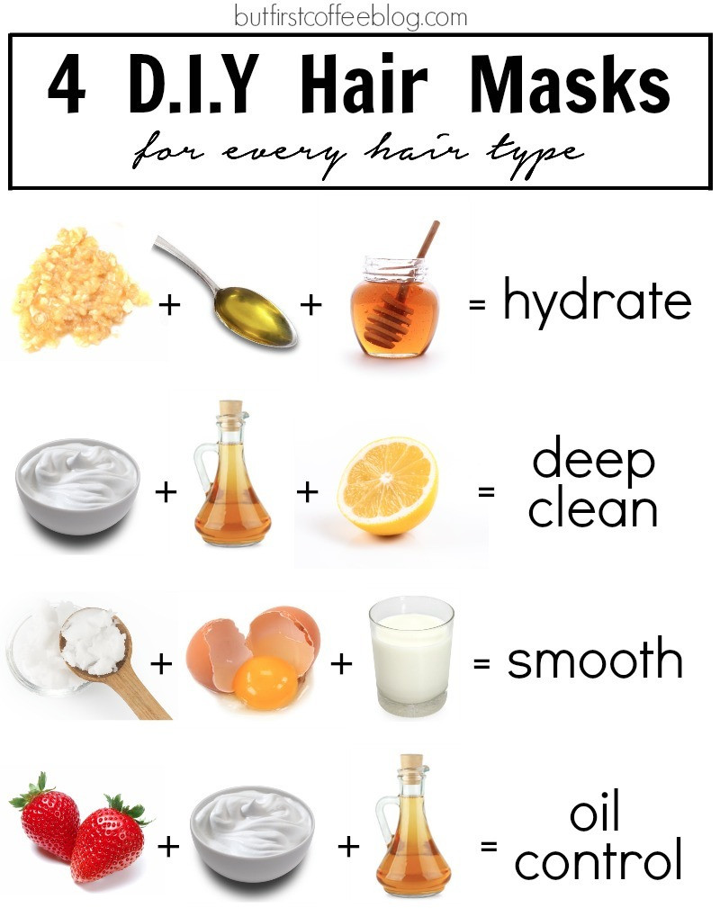 DIY Homemade Face Mask
 4 DIY Hair Masks for Every Hair Type But First Coffee