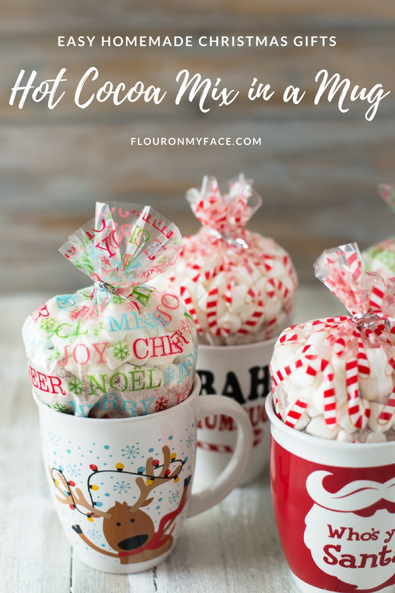 DIY Hot Chocolate Mix Gift
 Homemade Christmas Peppermint Hot Cocoa Mix
