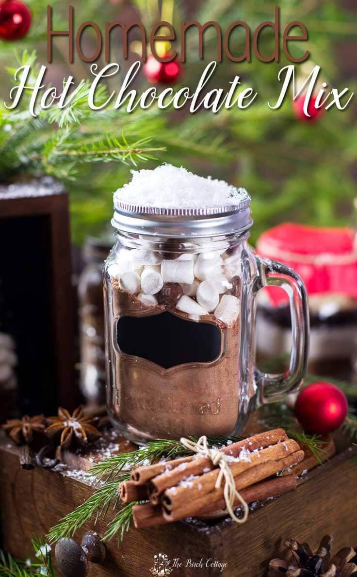 DIY Hot Chocolate Mix Gift
 Homemade Hot Chocolate Mix Gift Idea with Labels