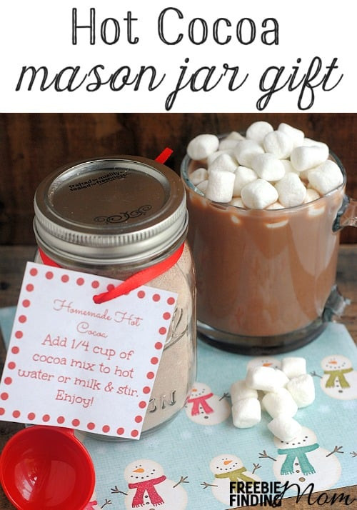 DIY Hot Chocolate Mix Gift
 diy hot chocolate mix t