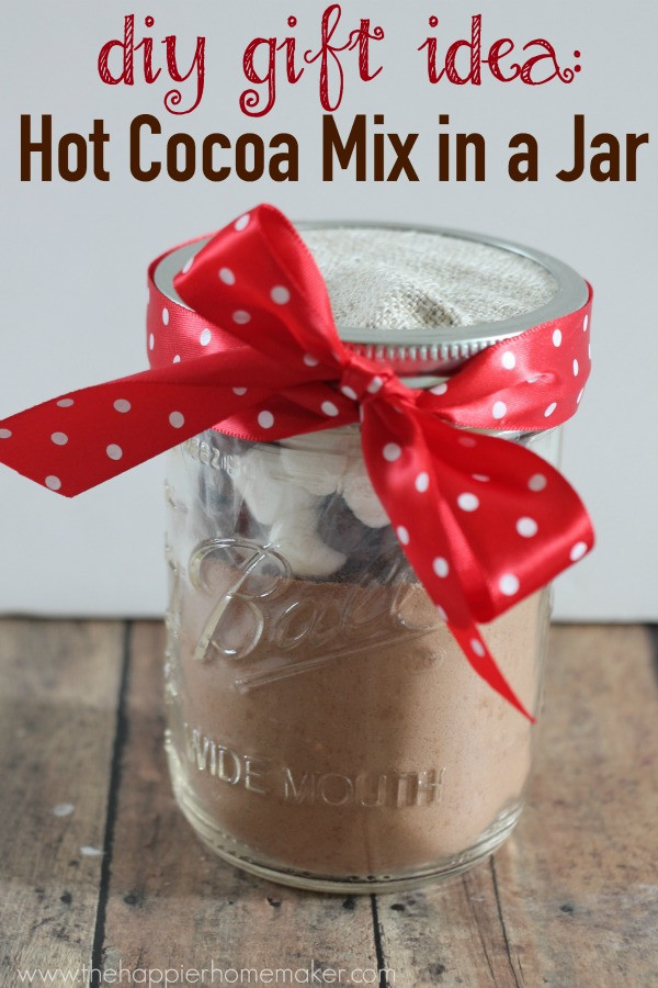 DIY Hot Chocolate Mix Gift
 DIY Gift Idea Hot Cocoa Mix in a Jar