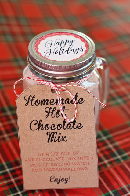 DIY Hot Chocolate Mix Gift
 Running from the Law DIY Homemade Hot Chocolate Gift Basket