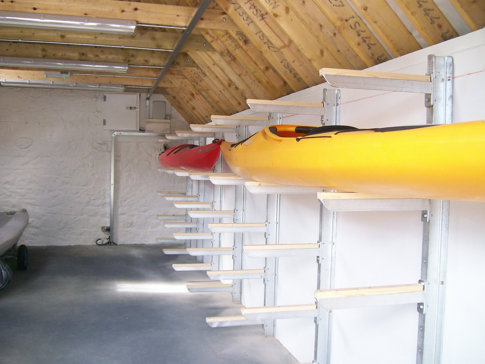 DIY Kayak Wall Rack
 Diy Kayak Storage Hottest Home Design