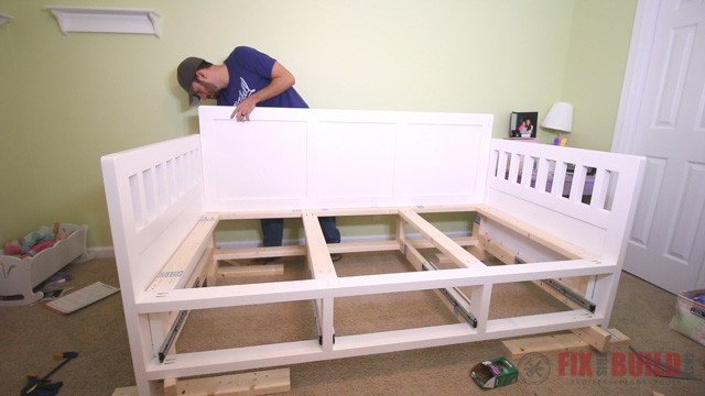 DIY Kids Bed With Storage
 DIY Daybed with Storage Drawers Twin Size Bed