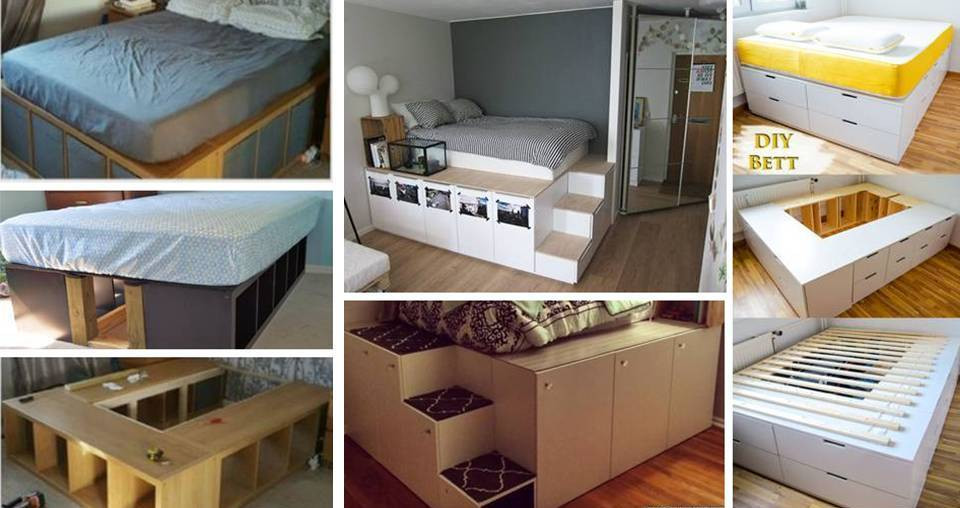 DIY Kids Bed With Storage
 DIY Inspirations Storage Bunk Bed Designs With Raised
