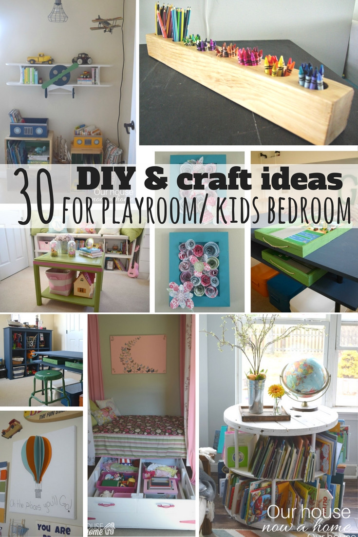 DIY Kids Bedroom Ideas
 30 DIY and Craft decorating ideas for a playroom or kid s