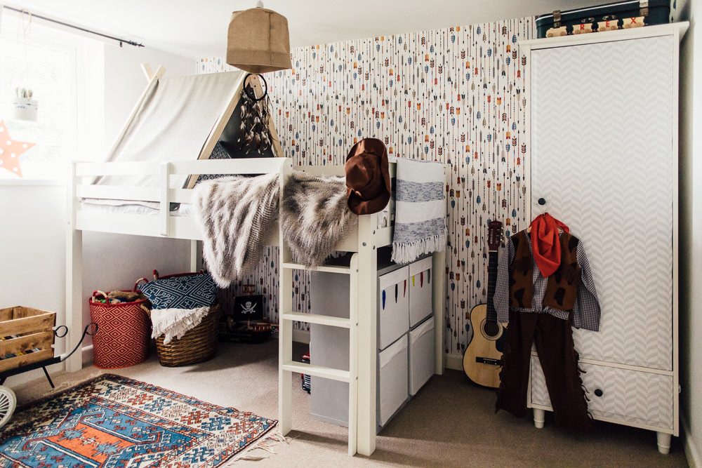 DIY Kids Bedrooms
 Woodland themed childrens & kids bedroom ideas with DIY tipi